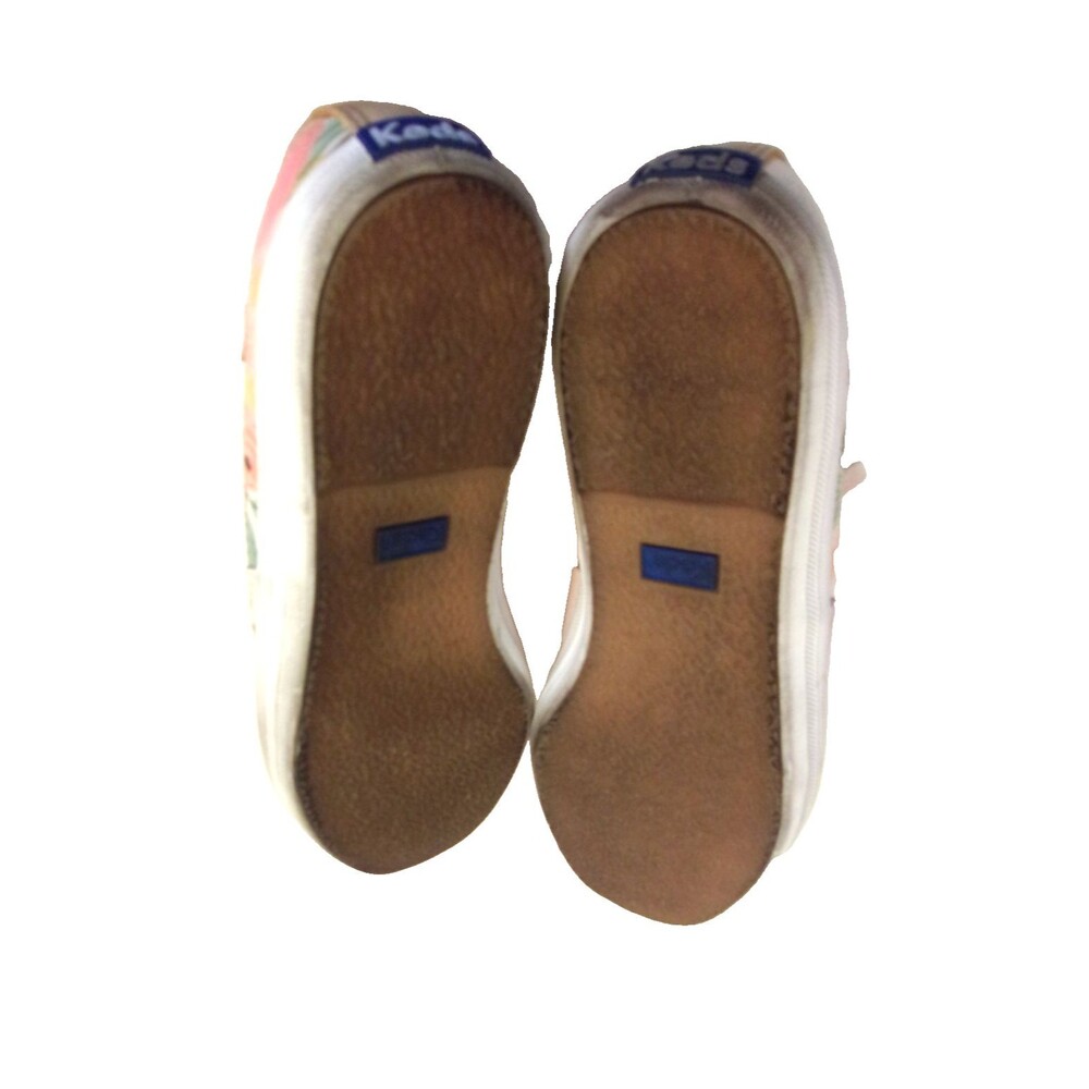 Keds Rifle Paper Company Design Coated Canvas Rubber Floral Sz. 8 M - Picture 6 of 7